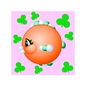 Orange Shamrock Bubblebaby